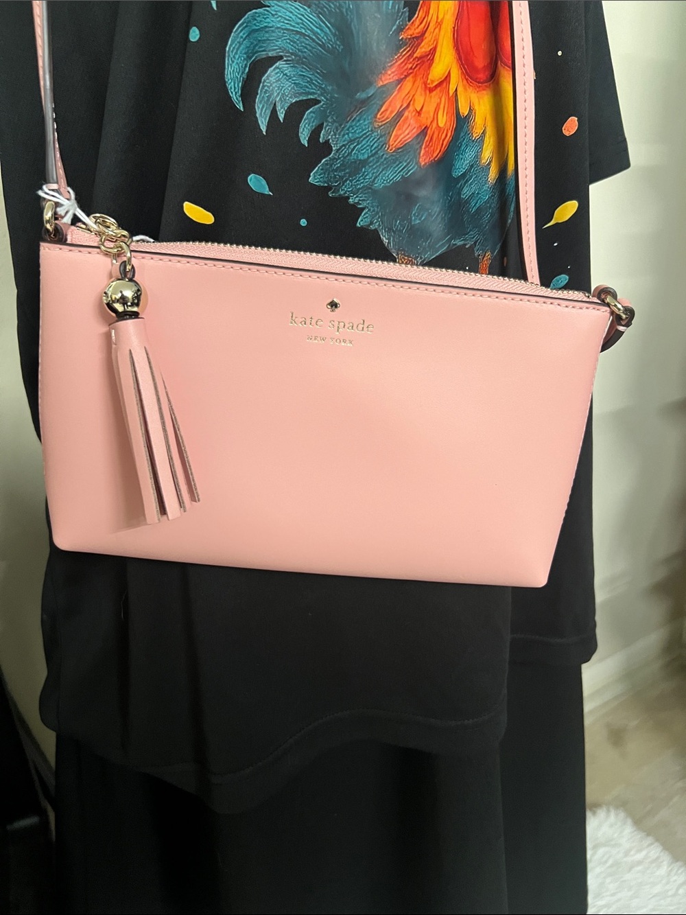 kate spade Pink Leather Crossbody Bag